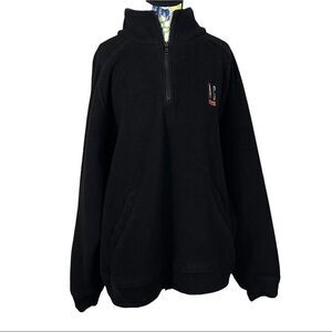 AG Advance Group Haircare Vintage Pullover 1/2 Zip Fleece Jacket Size L